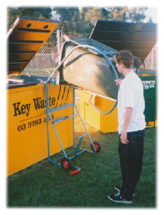 portable bin lifter
